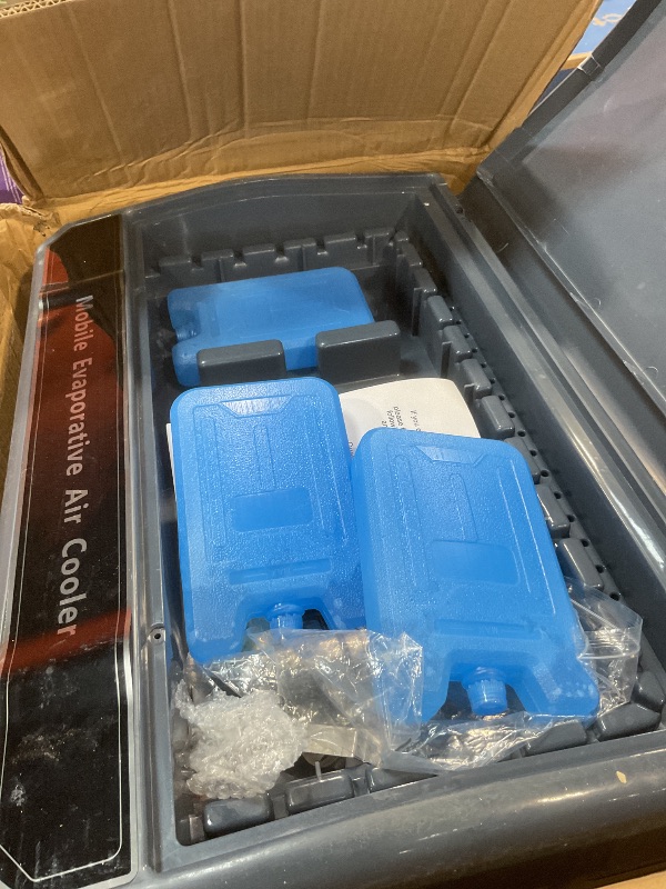Photo 1 of **DIRT AND SCRATCHES FROM TRANSPORT **Uthfy 41" Swamp Cooler, 4800 CFM Evaporative Air Cooler with 10.6 Gallon Water Tank, Portable Outdoor Air Conditioner with 3 Ice Pack, 110° Oscillation, 3 Speed for Garage, Yard, Commercial Use