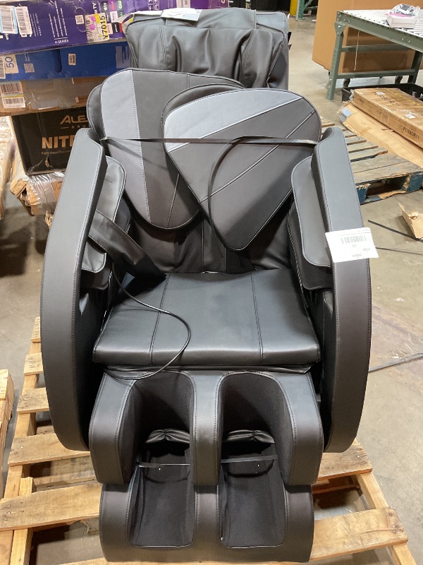 Photo 1 of **MISSING BACK PADDING FOR SEAT** SMAGREHO 2025 Massage Chair Full Body,Zero Gravity Lower Back and Calf Heating Shiatsu Massage Recliner with 6 Auto with Manual Modes?Home and Office Use?MM450 Black and Gray