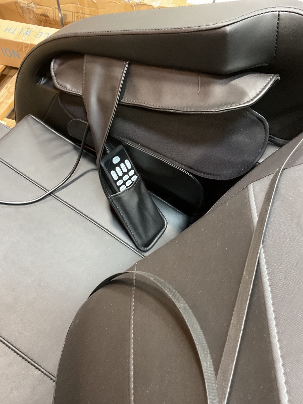 Photo 1 of **MISSING BACK PADDING FOR SEAT** SMAGREHO 2025 Massage Chair Full Body,Zero Gravity Lower Back and Calf Heating Shiatsu Massage Recliner with 6 Auto with Manual Modes?Home and Office Use?MM450 Black and Gray