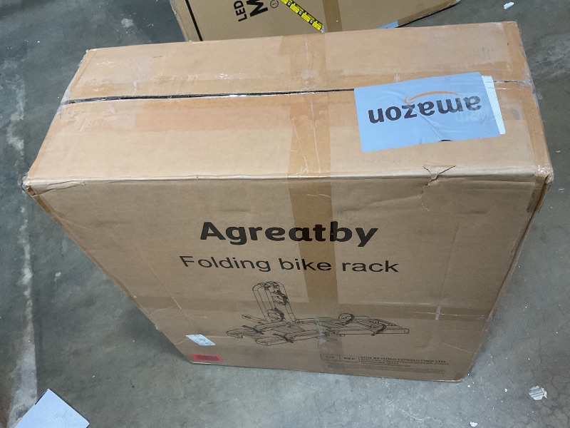 Photo 1 of 2-Bike Hitch Bike Rack with Ramp - 200 LBS Capacity Fat Tire Ebike Rack, XXL Wheel Straps, Lockable, Foldable & Tiltable - Fits 2" Receivers on Cars, SUVs, Trucks, Trailers - No Installation Needed