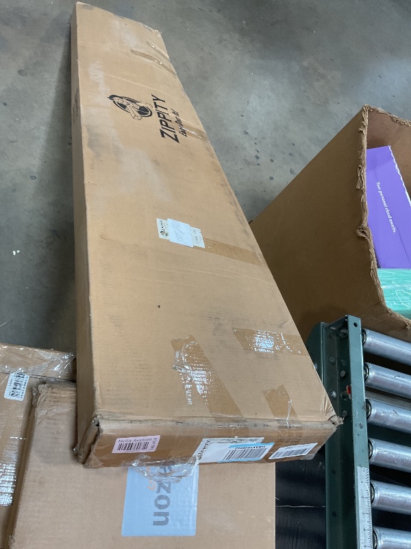 Photo 1 of 8.5ft H (1 Post w/Planter Box) Freestanding Zippity Concord String Light Post for Outdoor Hanging Lights, Light Poles for Outside Balcony Lights, Patio Decor for String Lights, ZP19081