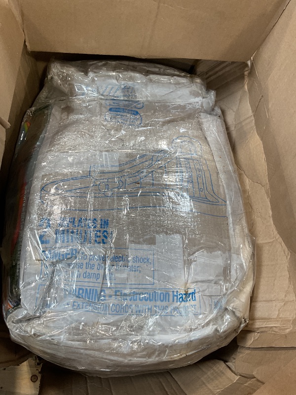 Photo 1 of **SELLING FOR PARTS AS PARTIAL SET **WATER DAMAGE PACKAGE**BANZAI Big Blast Water Park, Length: 14 ft 5 in, Width: 10 ft 7 in, Height: 7 ft 11 in, Inflatable Outdoor Backyard Water Slide Splash Bounce Climbing Toy