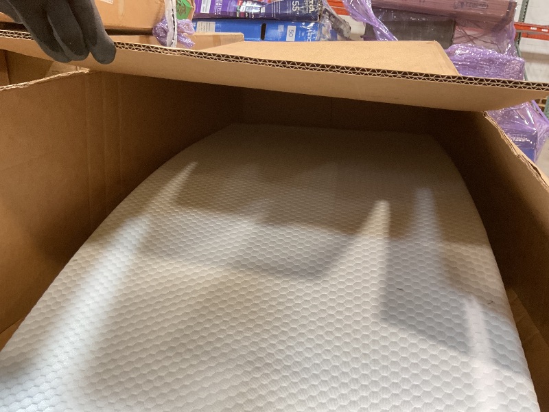 Photo 1 of **DIRTY FROM TRANSPORT **Roxzo 4-inch Queen Size Tri-Fold Memory Foam Mattress, Foldable for Indoor, RV/Camper Van, Travel, Camping, and Guest Rooms, with Breathable Cover & Non-Slip Bottom, 78x58x4 inches