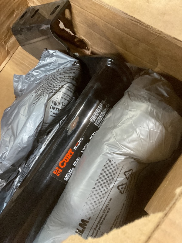 Photo 1 of **DIRT. RUST. SCRATCHES**CURT 13370 Class 3 Trailer Hitch, 2-Inch Receiver, Fits Select Honda Odyssey, GLOSS BLACK POWDER COAT