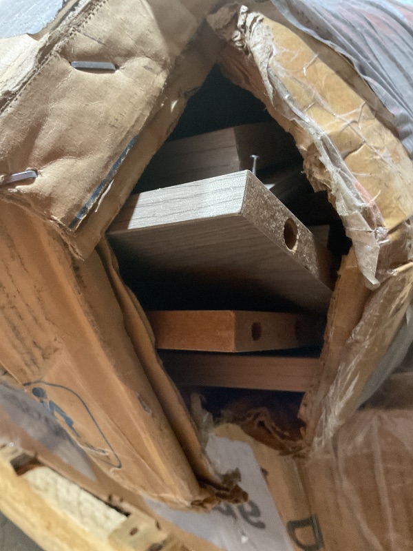 Photo 1 of **MINOR DAMAGE TO CORNERS**Corner Cabinet, Kitchen Pantry Cabinet, Storage Cabinet with 4 Doors and Shelves, Kitchen Cabinet, Pantry Cabinet, Tall Food Pantry Storage Cabinet Farmhouse Furniture for Kitchen Dining Room, Grey