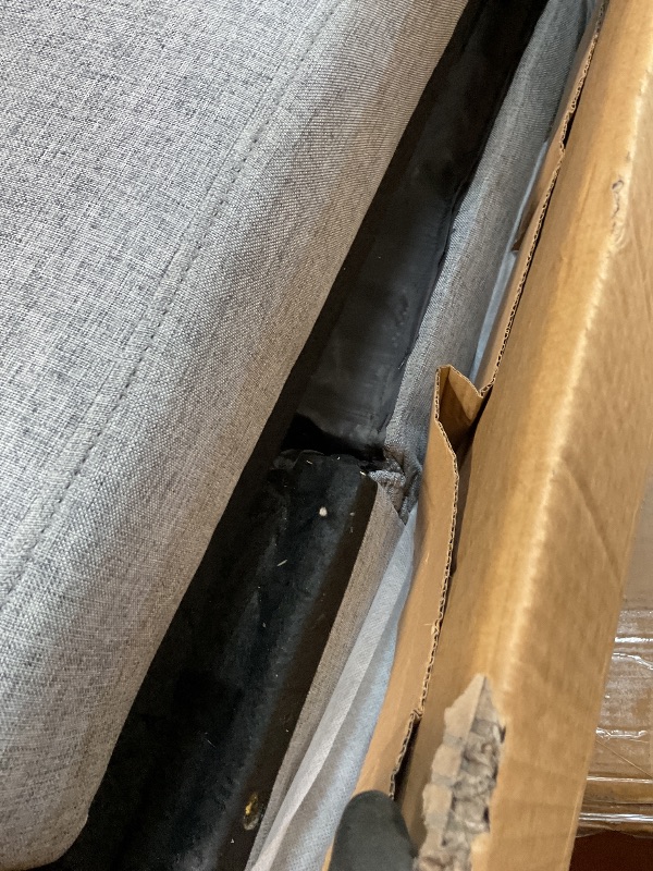 Photo 1 of **SELLING FOR PARTS AS PARTIAL SET. ONE BOX OF TWO**YITAHOME Sleeper Chair Bed for Adults, 3-in-1 Convertible Sofa Chair Bed Pull Out Couch with Wireless USB & Type C Charging Ports Hidden Storage for Living Room Office Bedroom Apartment, Light Grey