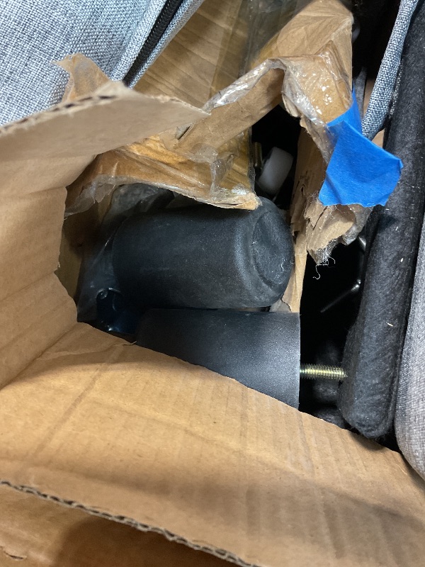 Photo 1 of **SELLING FOR PARTS AS PARTIAL SET. ONE BOX OF TWO**YITAHOME Sleeper Chair Bed for Adults, 3-in-1 Convertible Sofa Chair Bed Pull Out Couch with Wireless USB & Type C Charging Ports Hidden Storage for Living Room Office Bedroom Apartment, Light Grey