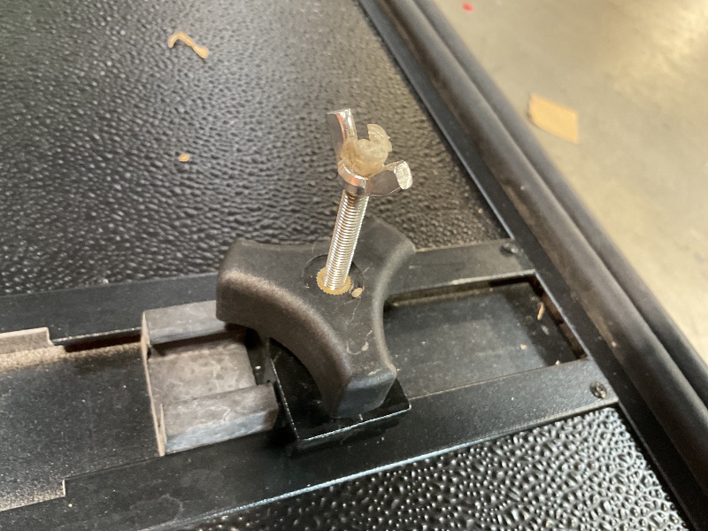 Photo 1 of **SELLING FOR PARTS AS PARTIAL SET. DIRT AND SCRAPE DAMAGE. MISSING TO TO LOCK PART ON OTHER SIDE****FORMXcover Low Profile Hard Folding Truck Bed Tonneau Cover, Compatible with 2019 2020 2021 2022 2023 2024 2025 Chevrolet Silverado/GMC Sierra 1500 5.8 Ft