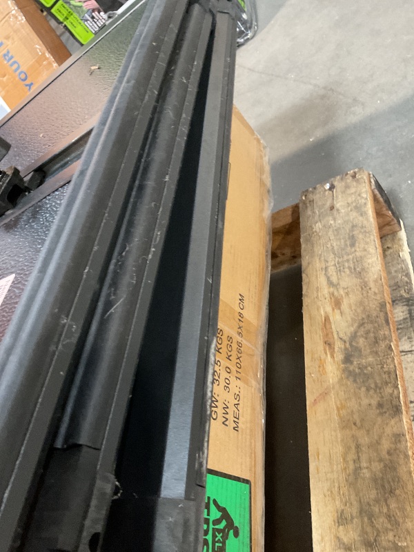 Photo 1 of **SELLING FOR PARTS AS PARTIAL SET. DIRT AND SCRAPE DAMAGE. MISSING TO TO LOCK PART ON OTHER SIDE****FORMXcover Low Profile Hard Folding Truck Bed Tonneau Cover, Compatible with 2019 2020 2021 2022 2023 2024 2025 Chevrolet Silverado/GMC Sierra 1500 5.8 Ft