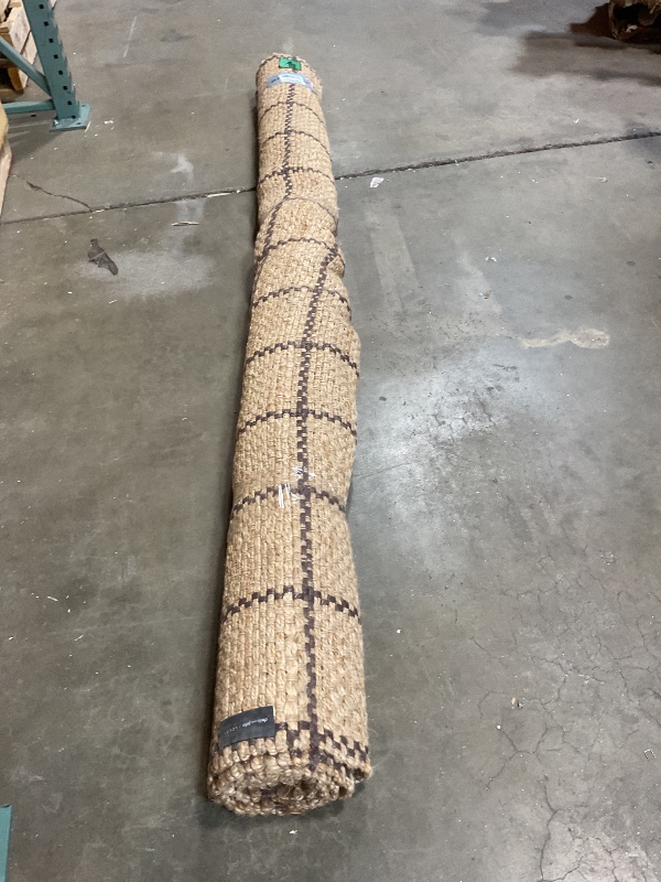 Photo 1 of **DIRTY FROM TRANSPORT **Loloi Chris Loves Julia Fletcher Collection FLE-01 Natural/Brown 7'-9" x 9'-9", .37" Pile Height, Area Rug