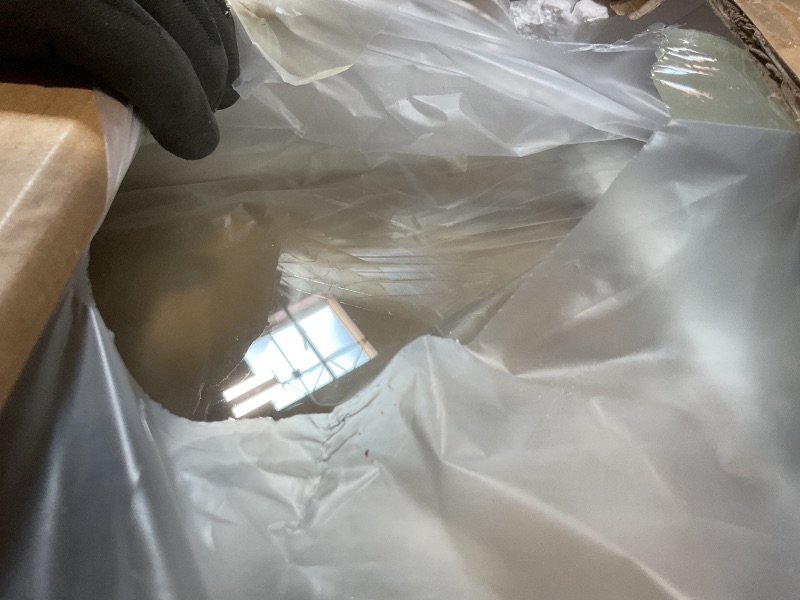 Photo 1 of 34" W ×74" H Shower Glass Panel, Frameless Fixed Glass Shower Panel with Clamps, 5/16"(8mm) Thick Clear Tempered Shower Door, Bathroom Shower Screen in Matte Black