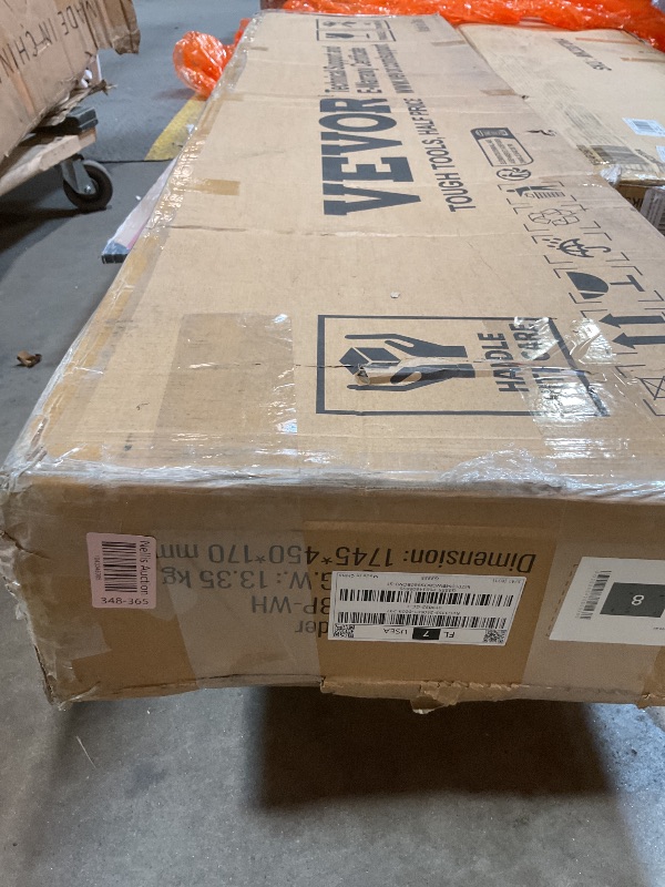 Photo 1 of **CRACKED AND SCRATCHED **VEVOR Wood Room Divider, 8 Panel Wood Folding Privacy Screen, 66.9 Inches Tall Indoor Louvered Wooden Partition, Portable Decoration Screen, for Room Separation, Home, Office, Restaurant & Bedroom