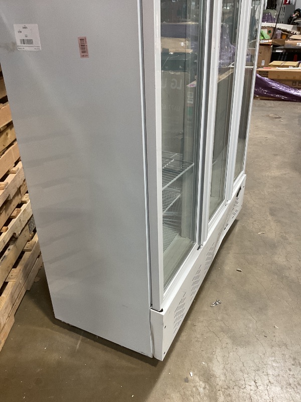 Photo 1 of **SELLING FOR PARTS. COMPRESSOR LIGHT BLINKING. LOW TEMPERATURE LIGHT BLINKING. SCUFFS. SCRATCHES. DENT. **72 cu ft ABS Standard Triple Swing Glass Door Laboratory Refrigerator 