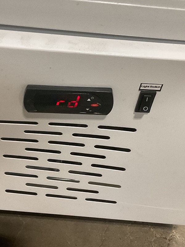 Photo 1 of **SELLING FOR PARTS. COMPRESSOR LIGHT BLINKING. LOW TEMPERATURE LIGHT BLINKING. SCUFFS. SCRATCHES. DENT. **72 cu ft ABS Standard Triple Swing Glass Door Laboratory Refrigerator 