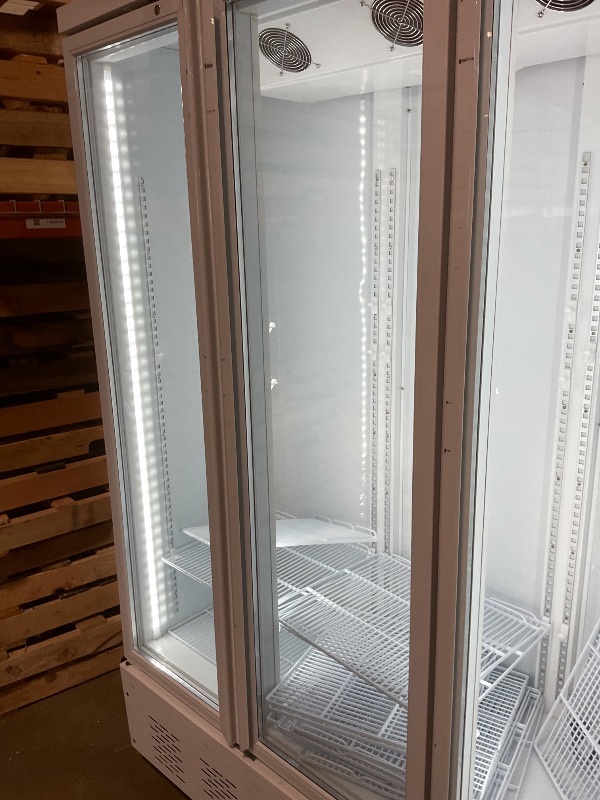 Photo 1 of **SELLING FOR PARTS. COMPRESSOR LIGHT BLINKING. LOW TEMPERATURE LIGHT BLINKING. SCUFFS. SCRATCHES. DENT. **72 cu ft ABS Standard Triple Swing Glass Door Laboratory Refrigerator 