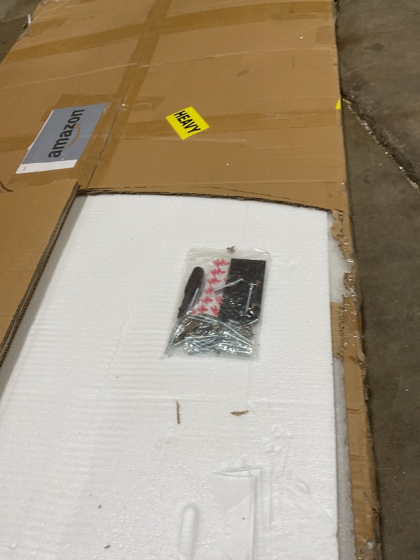 Photo 1 of **DAMAGE TO CORNERS**BigPonPon 2-Tier Washer And Dryer Countertop With 2.75"H Guard,54"W x 27.5"D Laundry Countertop Cover With Non-Slip Pad,Large Space Laundry Topper For Folding Clothes Over Washer And Dryer-Stripe Gray