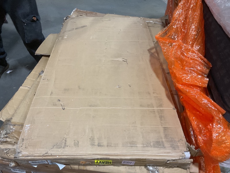 Photo 1 of **DAMAGE TO CORNERS**BigPonPon 2-Tier Washer And Dryer Countertop With 2.75"H Guard,54"W x 27.5"D Laundry Countertop Cover With Non-Slip Pad,Large Space Laundry Topper For Folding Clothes Over Washer And Dryer-Stripe Gray