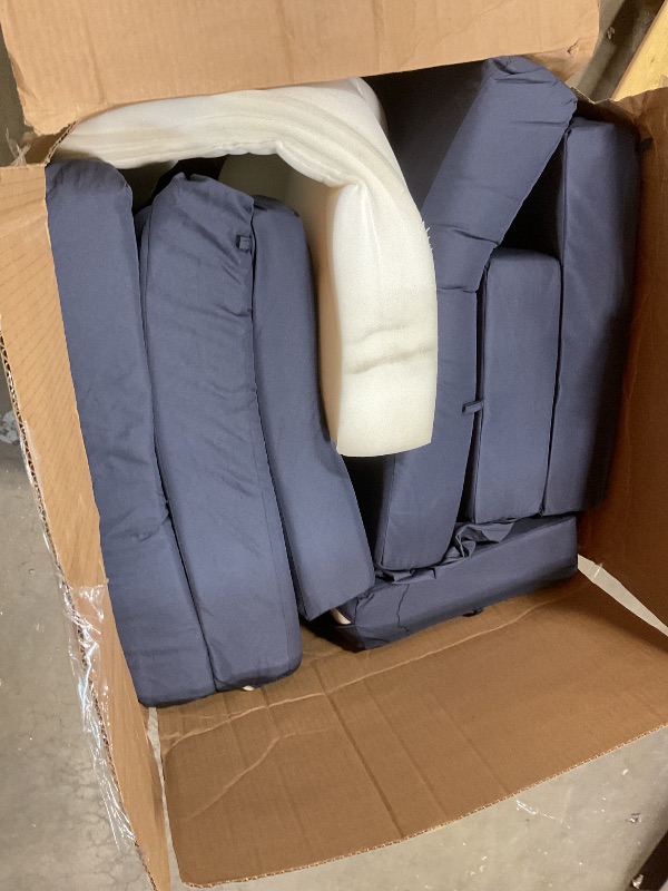 Photo 1 of **DIRTY FROM TRANSPORT. ONE CUSHION/COVER DAMAGE.  SELLING FOR PARTS AS PARTIAL SET** . Chaise Lounge Cushions Outdoor, 80 x 26 x 4 Inch Lounge Chair Cushions for Outdoor Furniture - Waterproof Lounge Patio Replacement Cushion, 4In Fade-Resistant ThickPat