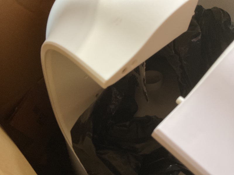 Photo 1 of **SELLING FOR PARTS AS PARTIAL SET**NO POWER CORD. SCUFFS AND SCRATCHES**PetSnowy Self-Cleaning Automatic Cat Litter Box with Odor Control TiO2 System, Robot Litter Box with Auto-Packing, App Control, Large Cats & Multiple Cats (2025 Premium Version)