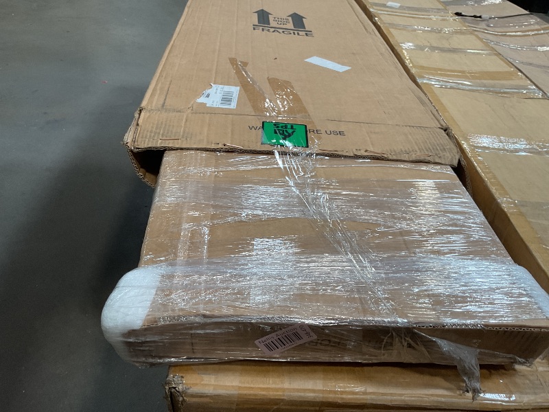 Photo 1 of **PLASTIC SCRATCHED**Carlisle FoodService Products Buffet Bar Adjustable Sneeze Guard for Catering, Buffets, Restaurants, Plastic, 60 Inches, Black