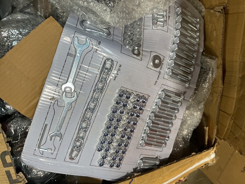 Photo 1 of ****SELLING FOR PARTS AS PARTIAL SET. INCOMPLETE SET/MISSING PARTS OR PIECES** Power Cage with LAT Pulldown, Multi-Functional Power Rack with Cable Pulley System and J-Hooks, Squat Rack with Dip Bars and Landmine Attachment, Weight Cage for Home Gym Equip