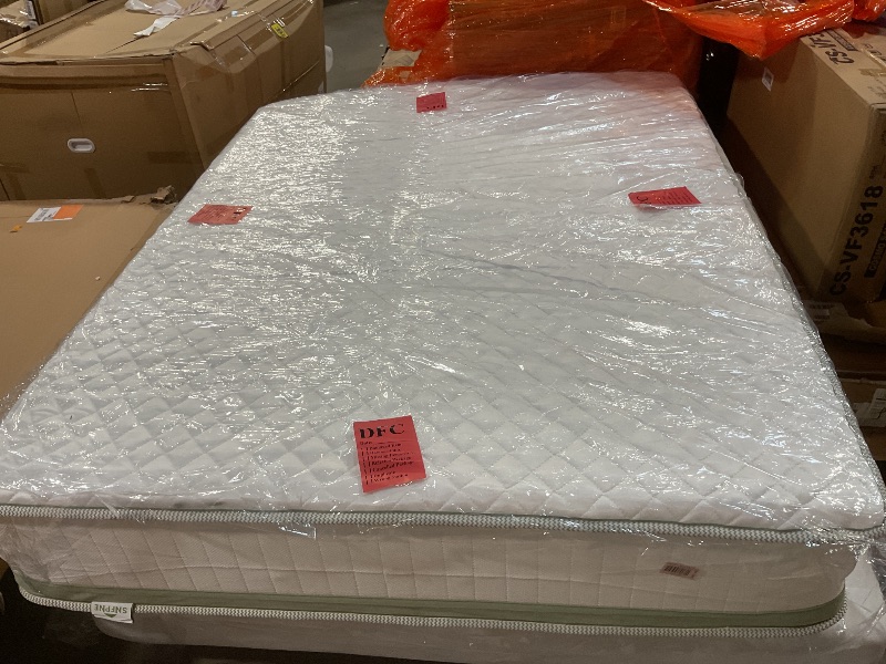 Photo 1 of **DIRTY FROM TRANSPORT **SNFPNE Queen Size Mattress 12 Inch, Medium Firm Memory Foam Hybrid Mattress with Individual Pocket Spring - Pressure Relief, Motion Isolation, Cool Sleep, 80" x 60"