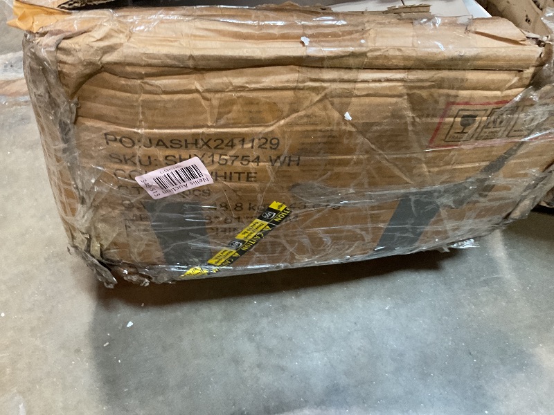 Photo 1 of **SELLING FOR PARTS. One piece broken in half****white wood pieces various sizes