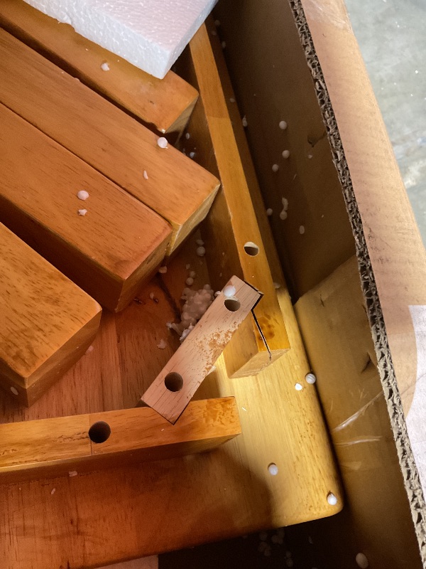 Photo 1 of **CORNER CRACKED**Winsome Groveland Dining, Table, Oak