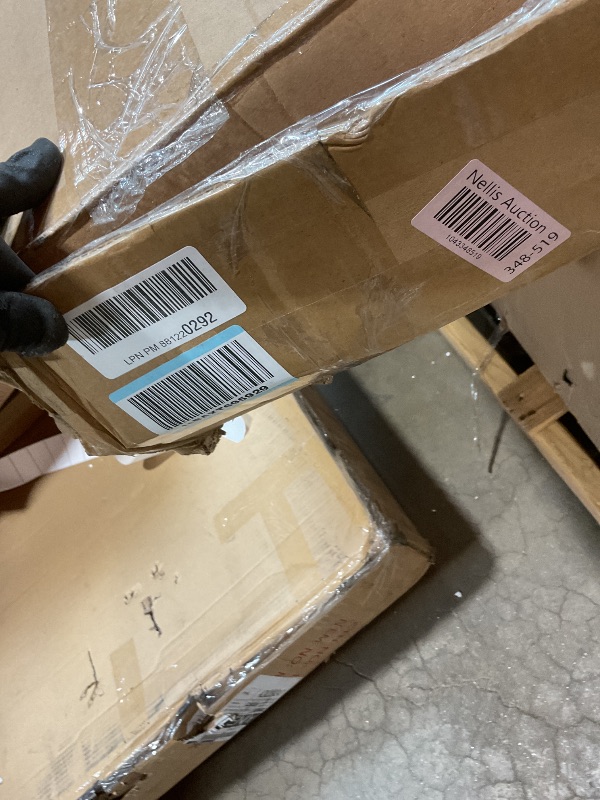 Photo 1 of **SELLING For parts AS PARTIAL SET. ONE SIDE BRACKET LOOSE/BROKEN**SINMEIRUN 16.5 FT Telescoping A Frame Ladder, 8 Step, ANSI Certified, Type I Heavy Duty, 330lbs Max Capacity, Aluminum Extension Ladder for Home, Roof, RV; Yellow