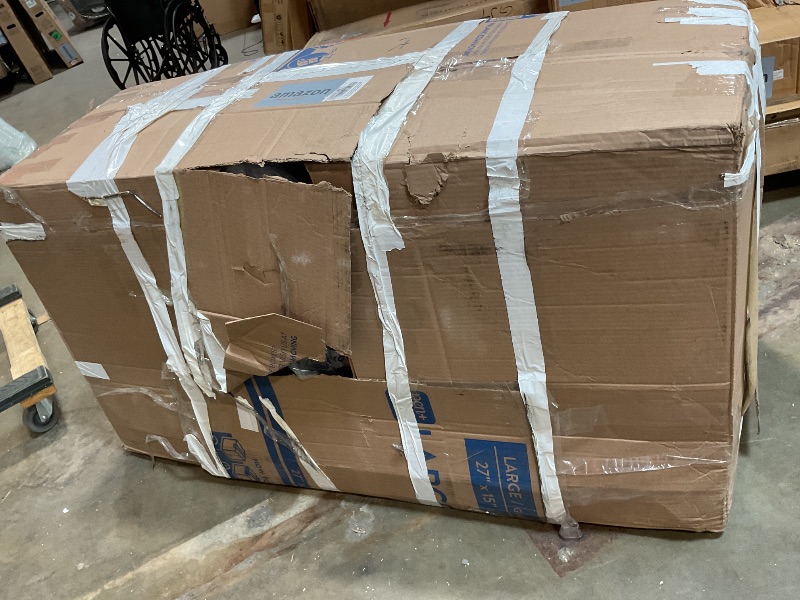 Photo 1 of **DIRT**MAXYOYO Bean Bag Chair for Adults, Upholstered Floor Sofa with Armrests, Loveseat Boneless Couch with Tufted Cushion & Backrest, Sofa in A Box, Large Bean Bag Couch for Bedroom Living Room, Black