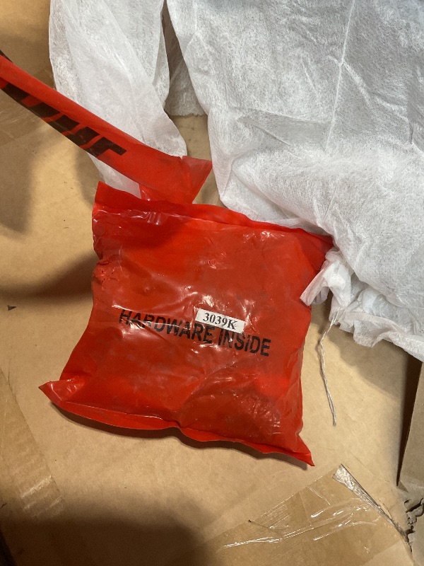 Photo 1 of **2 BOXES. WILL NEED A TRUCK FOR PICKUP. ONE PIECE OF WOOD IS CHIPPED****Meridian Furniture MonacoCream-K Monaco Collection Modern | Contemporary Boucle Fabric Upholstered King Bed with Solid Wood Natural Wire Brush Finish, 81.5" W x 87.5" D x 52" H, Crea