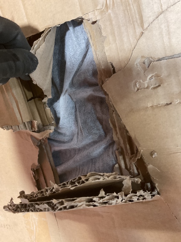 Photo 1 of **2 BOXES. WILL NEED A TRUCK FOR PICKUP. ONE PIECE OF WOOD IS CHIPPED****Meridian Furniture MonacoCream-K Monaco Collection Modern | Contemporary Boucle Fabric Upholstered King Bed with Solid Wood Natural Wire Brush Finish, 81.5" W x 87.5" D x 52" H, Crea