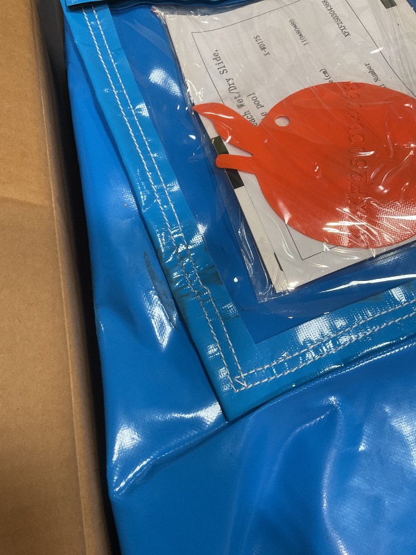 Photo 1 of **DIRT DAMAGE** 17’ Surf Beach Tall Inflatable Water Slide with Splash Pool and Dual Lane, Big Kids and Adults, Commercial Grade, Outdoor Backyard, Summer Fun, Wet Dry, Blow Up, Water Park, (with Blower)