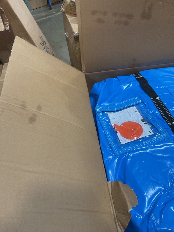 Photo 1 of **DIRT DAMAGE** 17’ Surf Beach Tall Inflatable Water Slide with Splash Pool and Dual Lane, Big Kids and Adults, Commercial Grade, Outdoor Backyard, Summer Fun, Wet Dry, Blow Up, Water Park, (with Blower)