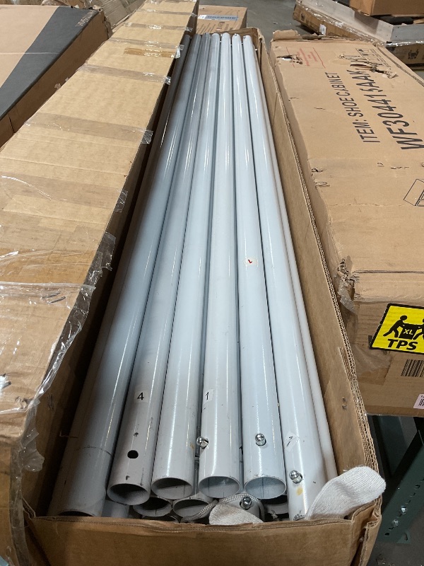 Photo 1 of **SELLING FOR PARTS AS PARTIAL SET. TWO BOXES OF FOUR. POLES AND TENT COVER**Party Tent 20x40Ft Heavy Duty Outdoor Canopy Carport Gazebo Wedding Carport Event Shelter Large Canopy with Storage Bags