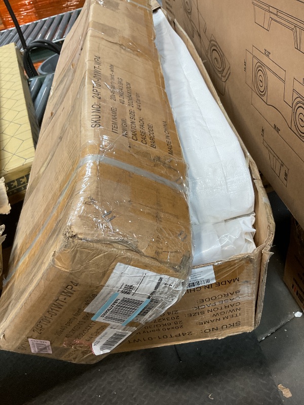 Photo 1 of **SELLING FOR PARTS AS PARTIAL SET. TWO BOXES OF FOUR. POLES AND TENT COVER**Party Tent 20x40Ft Heavy Duty Outdoor Canopy Carport Gazebo Wedding Carport Event Shelter Large Canopy with Storage Bags