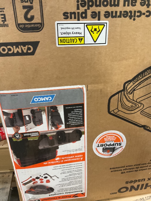 Photo 1 of **HANDLE IS SCUFFED**Camco Rhino 36-Gallon Camper/RV Tote Tank - Features Large Heavy-Duty No-Flat Wheels & Built-In Gate Valve - Removable Steel Tow Adapter, 3’ Sewer Hose & More RV Accessories (39006)