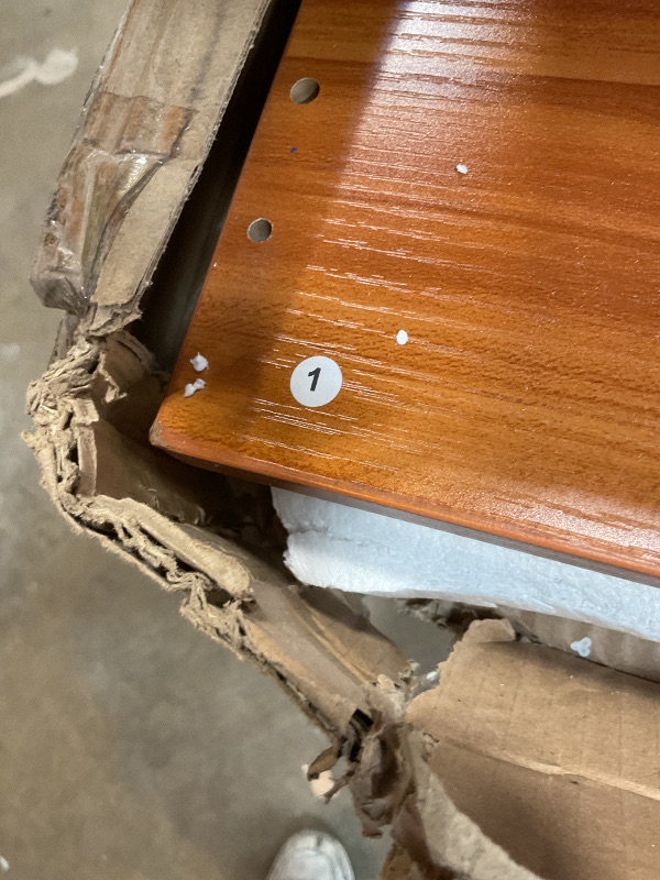 Photo 1 of **MINOR DAMAGE TO CORNER**EasyCom Rattan TV Stand for 65 inch TV, Farmhouse Rattan Entertainment Center with Storage and Open Shelves, Mid Century Modern Entertainment Center with Natural Rattan Door