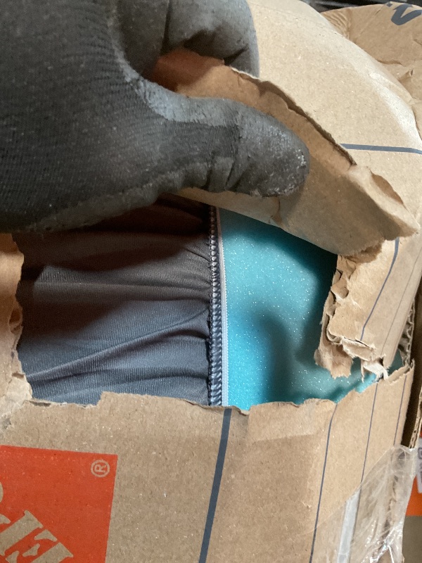 Photo 1 of **DIRTY FROM TRANSPORT **OLANLY Dual-Layer 4 Inch Queen Size Memory Foam Mattress Topper for Back Pain, 2 Inch Cooling Pillow Top Mattress Pad Cover and 2 Inch Gel Memory Foam Topper, Deep Elastic Pocket, Grey