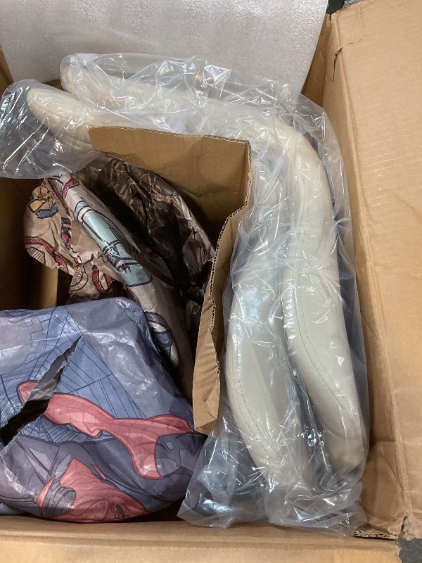 Photo 1 of **2 Boxes**Shintenchi Bar Stools Set of 4 Modern Swivel Bar Chairs, Counter Height Faux Leather Metal Barstools, Upholstered Island Chairs with Back and Footrest, Beige