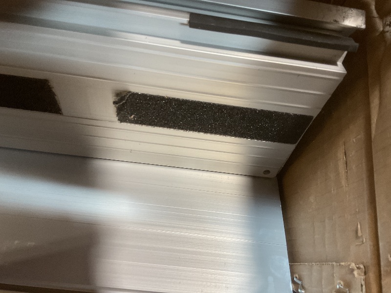 Photo 1 of **DENTS AND SCTRATCHES**Nuvium 6" Rise Door Threshold Ramp with Updated Fixable Screws, Stable Portable Wheelchair Ramp for Home Steps, Aluminum Door Entry Ramps for Scooters, Power Chairs, Walkers, 800LBS Load Capacity