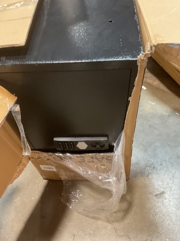 Photo 1 of **SCUFF DAMAGE **6.0 Cub Extra Large Home Safe, Anti-theft Steel Safe Box with Backup Keys, Digital Keypad and Alarm System, Home Security Safety Box for Money Firearm Medicines Valuables