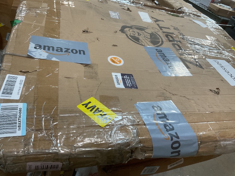 Photo 1 of **SCRATCH AND SCUFF DAMAGE **39in H (5 Fence Panels) No Dig Easy Install Zippity Black Metal Fence, Decorative Fence Ideal for Garden Fencing For Dogs, Temporary Fence or Garden Fence Animal Barrier, WF29006