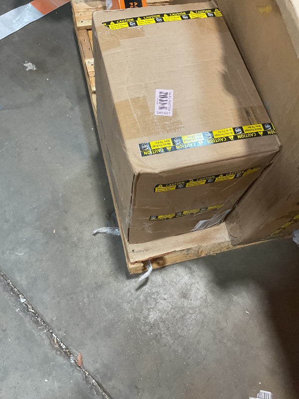 Photo 1 of **SELLING FOR PARTS. TRANSPORT SCUFFS. MING HALF OF RACK AND HALF OF WEIGHTS.**CAP Barbell 150 LB Black Handle Coated Hex Dumbbell Set with Vertical White Rack