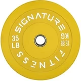 Photo 1 of **SCRATCHED**Signature Olympic Bumper Plate – 35 lbs, 2" Weight Plate for Strength Training