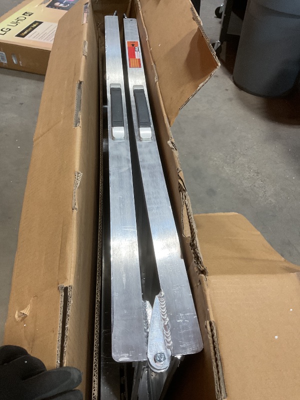 Photo 1 of **MINOR USE WEAR**VNN Portable Wheelchair Ramp 7FT, Seamless Non-Slip Aluminum Folding Handicap Ramp, Door Threshold Wheelchair Ramps for Home, Threshold Ramp for Home Steps, Doorways