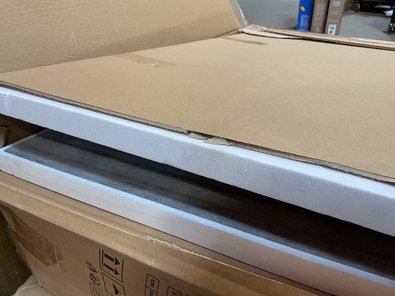 Photo 1 of **SELLING FOR PARTS AS PARTIAL SET**VEVOR Shower Curb Kit, 38"x60" Watertight Shower Curb Overlay with 4" ABS Central Bonding Flange, 4" Stainless Steel Grate, 2 Cuttable Shower Curb and Trowel, Shower Pan Slope Sticks Fit for Bathroom