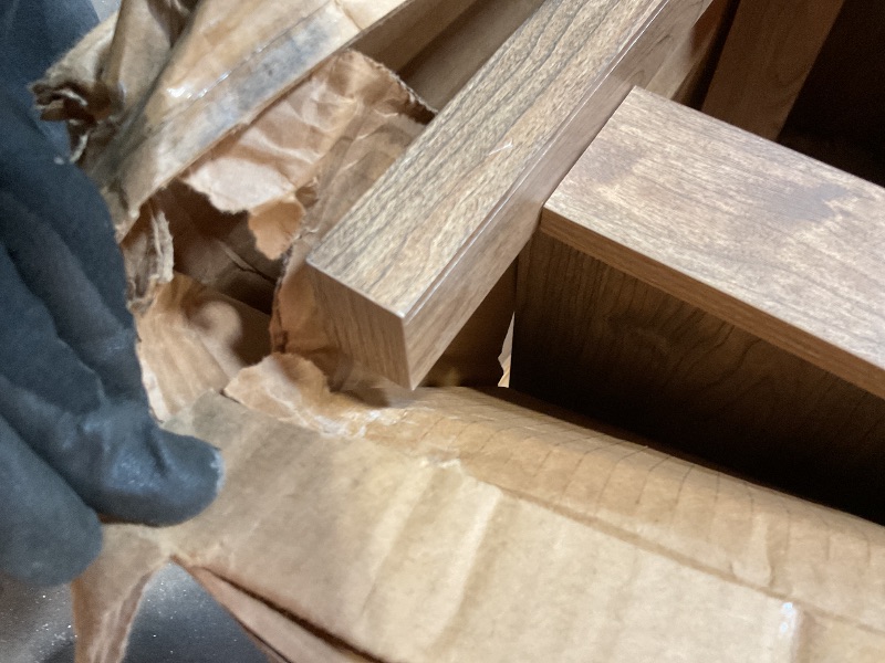 Photo 1 of **DENTS AND SCRATCHES FROM TRANSPORT **SICOTAS Rattan Nightstand Set of 2, Rattan Decor Drawer with Brass Knobs Night Stand Bedside Table Boho End Tables Side Tables with Storage Shelf for Bedroom,Small Space