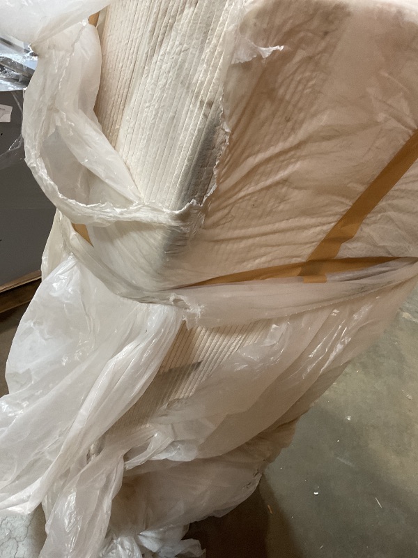 Photo 1 of **HEAVY DIRT FROM TRANSPORT **BYBYME Corduroy Tri-Folding Mattress, 6 Inch Gel Folding Mattress Topper, Foldable Soft Guest Bed Camping Pad, Washable Cover (Beige, Queen)