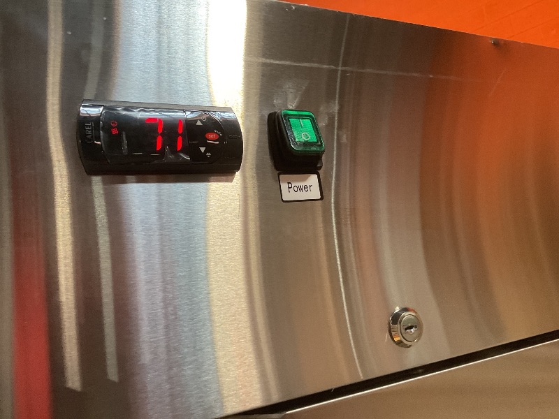 Photo 1 of **DIRT SCUFFS AND DENTS ON OUTSIDE**Commercial Freezer 54"W 2 Door Stainless Steel Reach-in Solid Door Upright Freezer Fan Cooling 49 Cu.ft Freezers -8-1°F for Restaurant, Bar, Shop